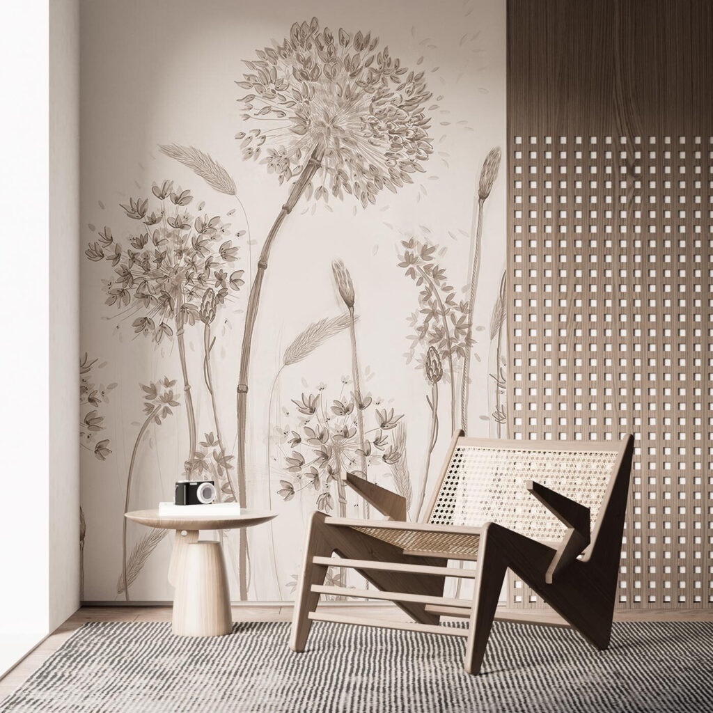 Umbelas finas em areia — interior 2