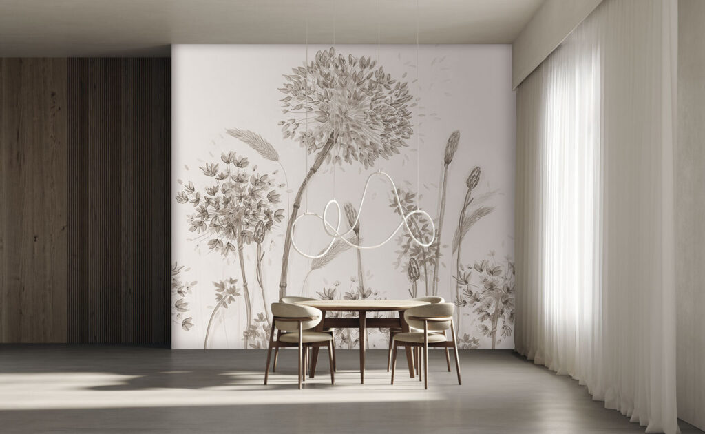 Umbelas finas em areia — interior 3