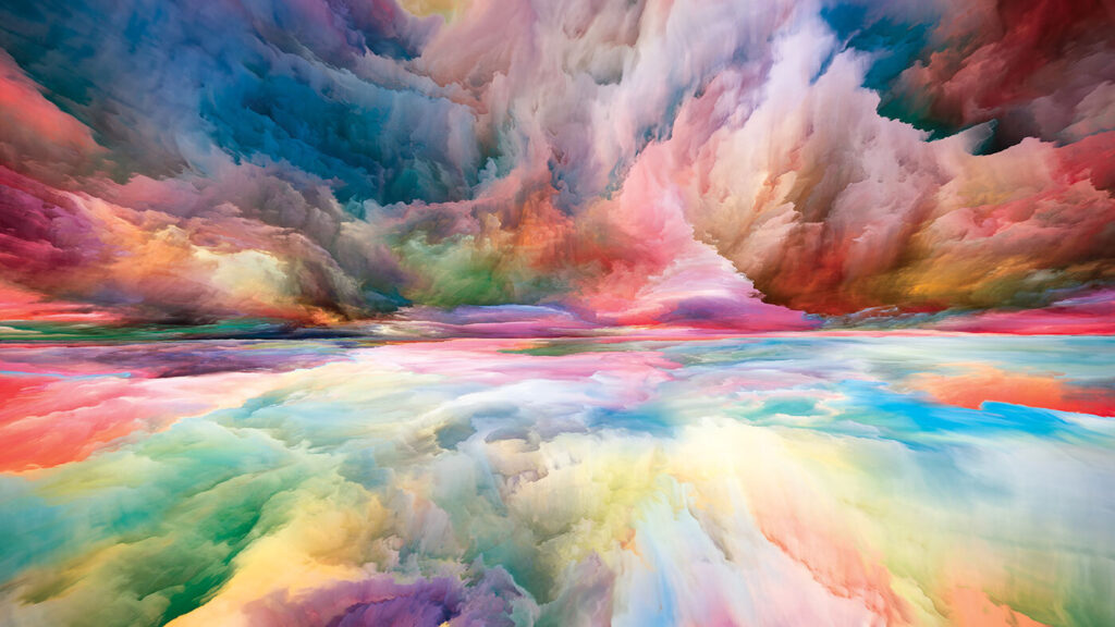 Mar de cores — design completo
