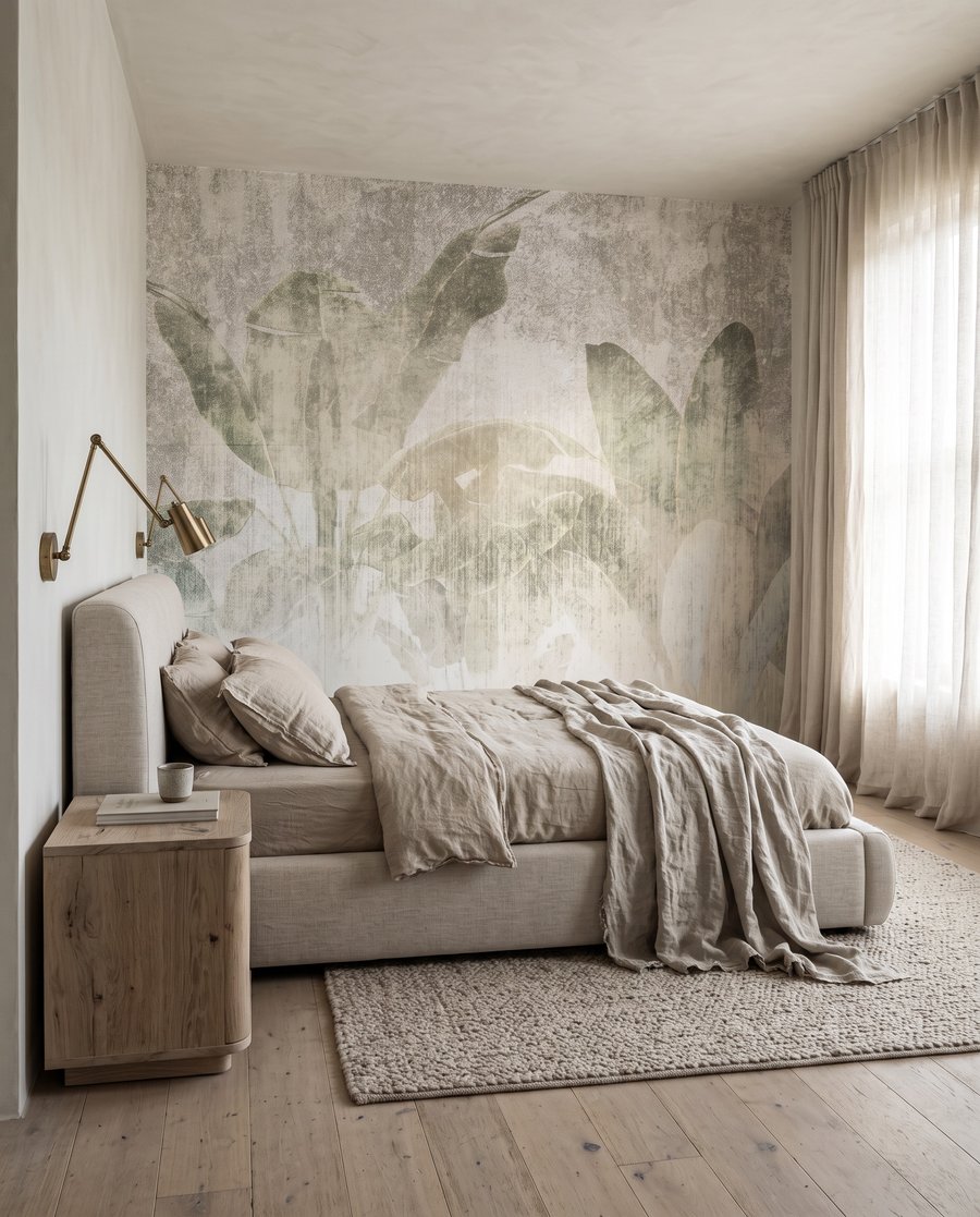 Folhas atrás de névoa — interior 2