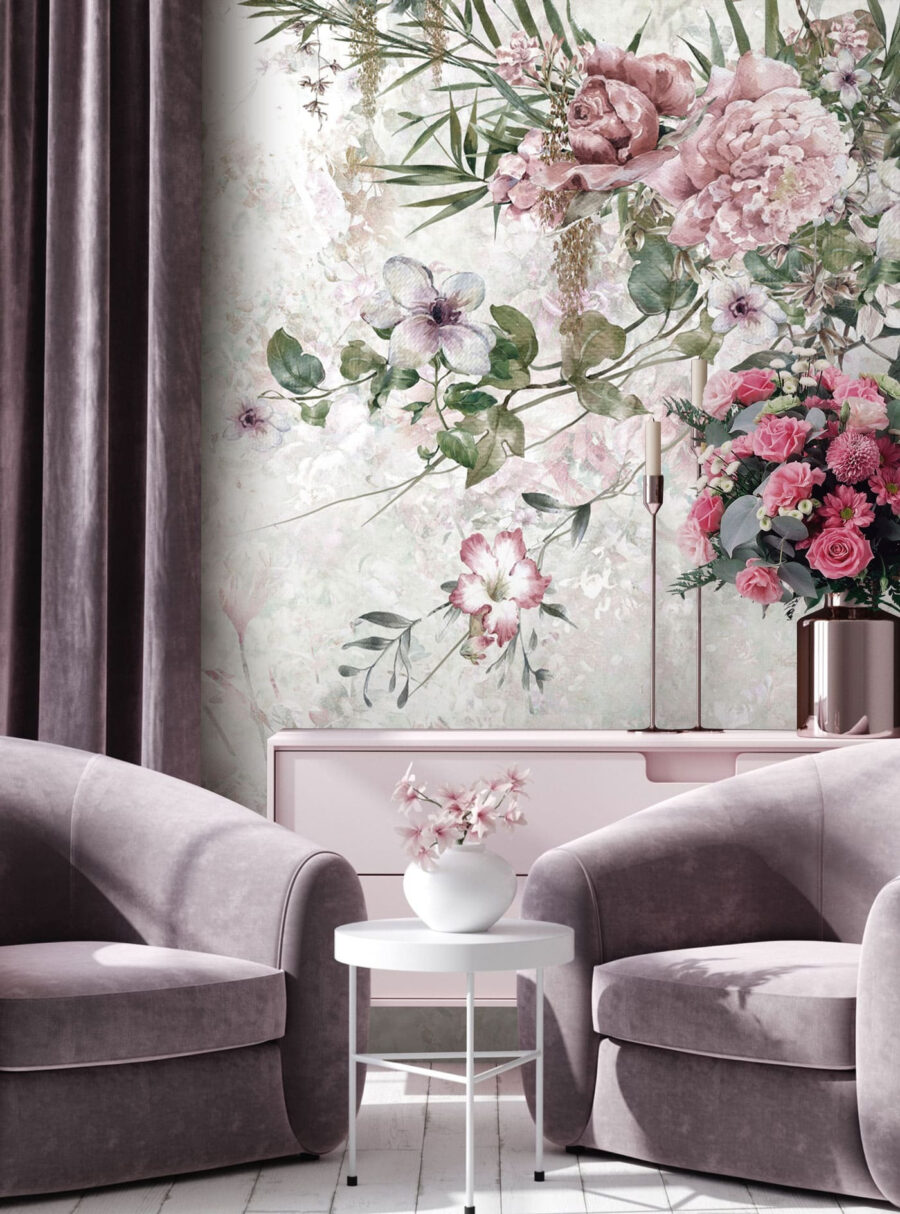 Flores sobre nuvens gastas — interior 2