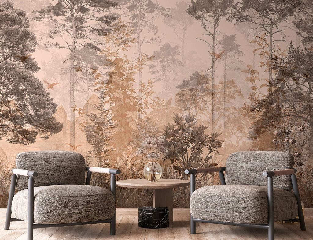 Bosque em gravura fina — interior 3
