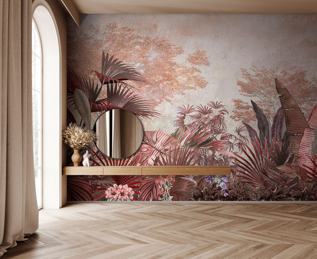 Selva quente sobre bege — interior 1