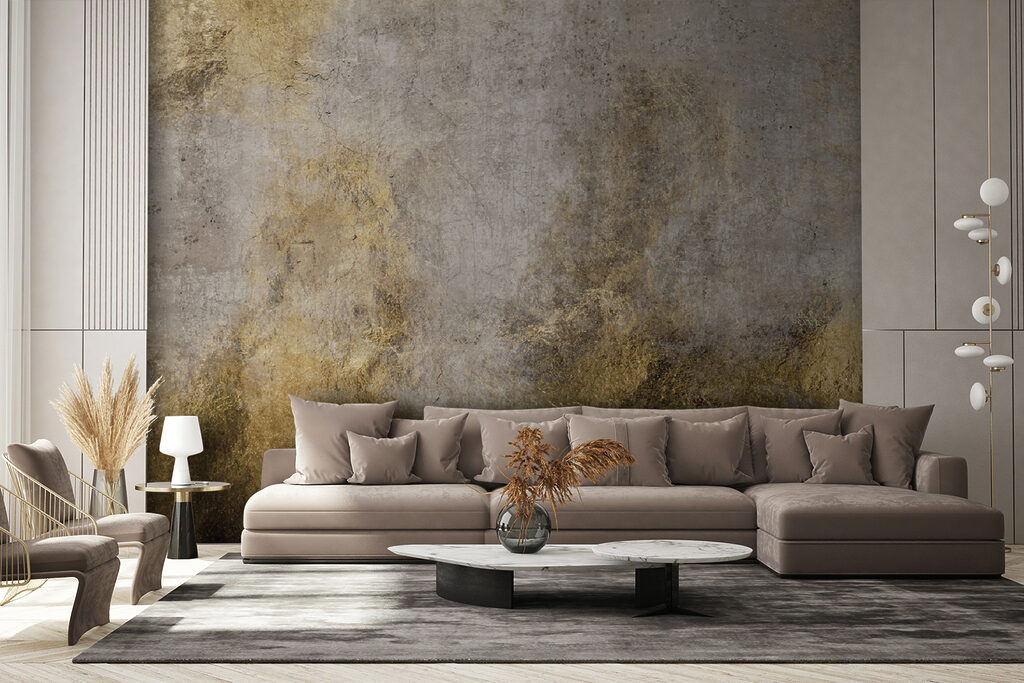 Ocre sobre cinzento gasto — interior 3