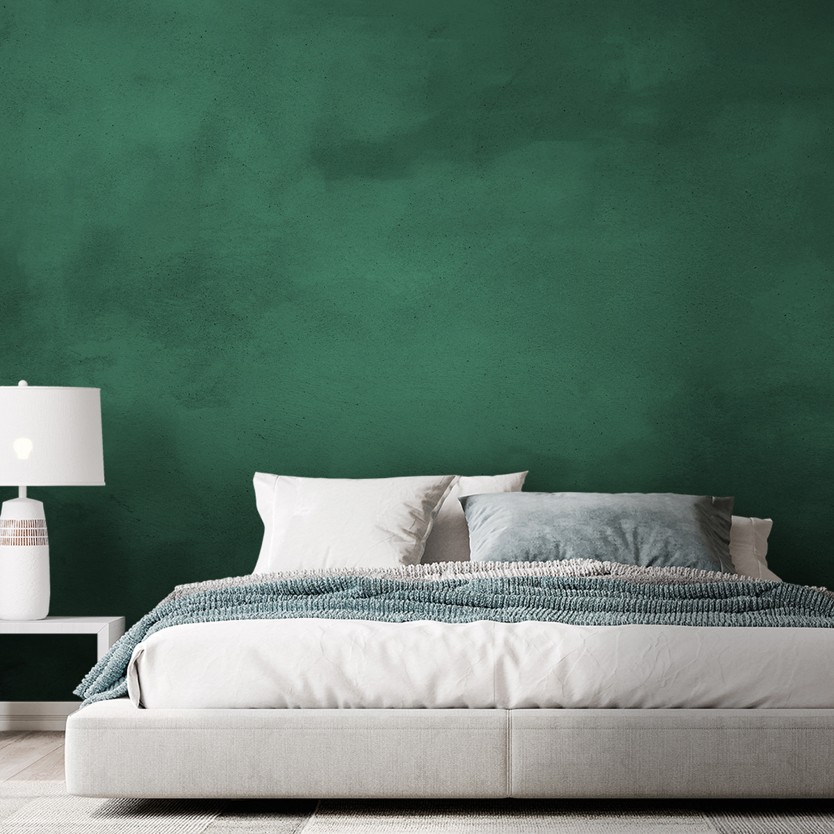 Verde profundo em névoa — interior 1