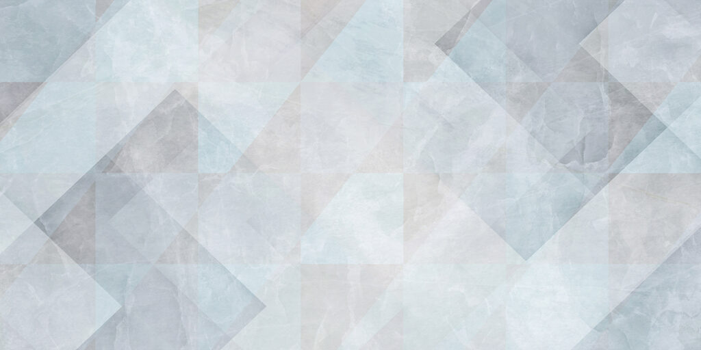 Geometria azul em tinta — design completo