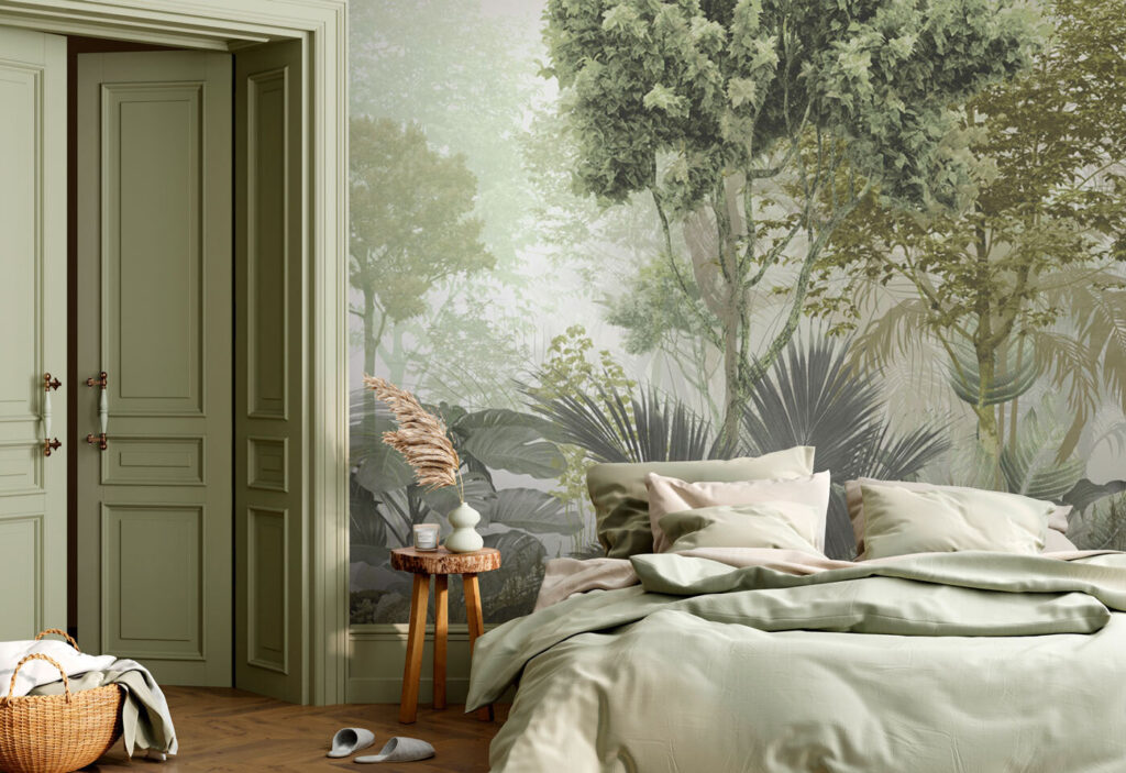 Floresta verde ao amanhecer — interior 2