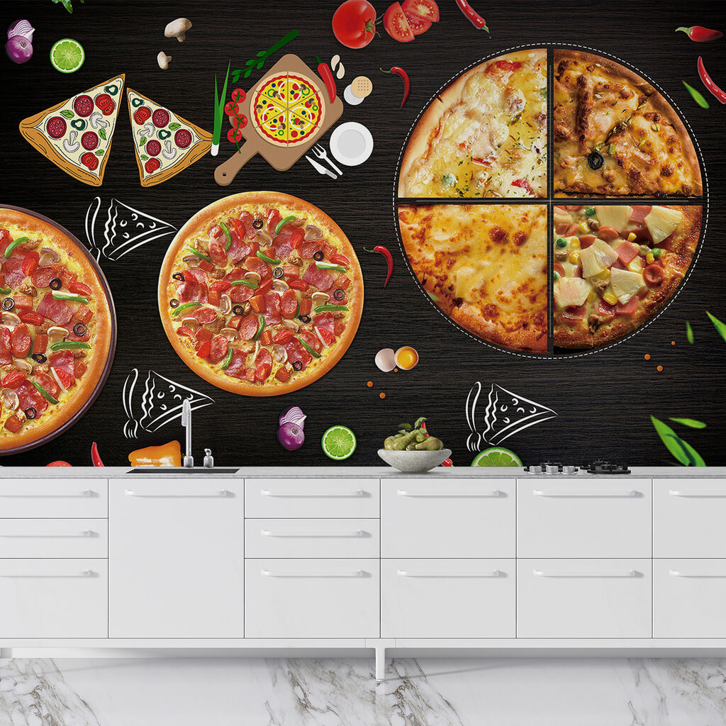 Pizzas sobre a mesa — interior 3