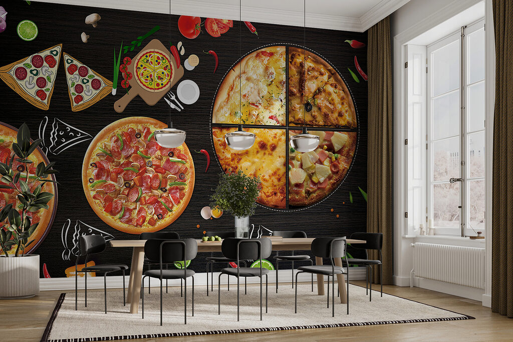 Pizzas sobre a mesa — interior 4