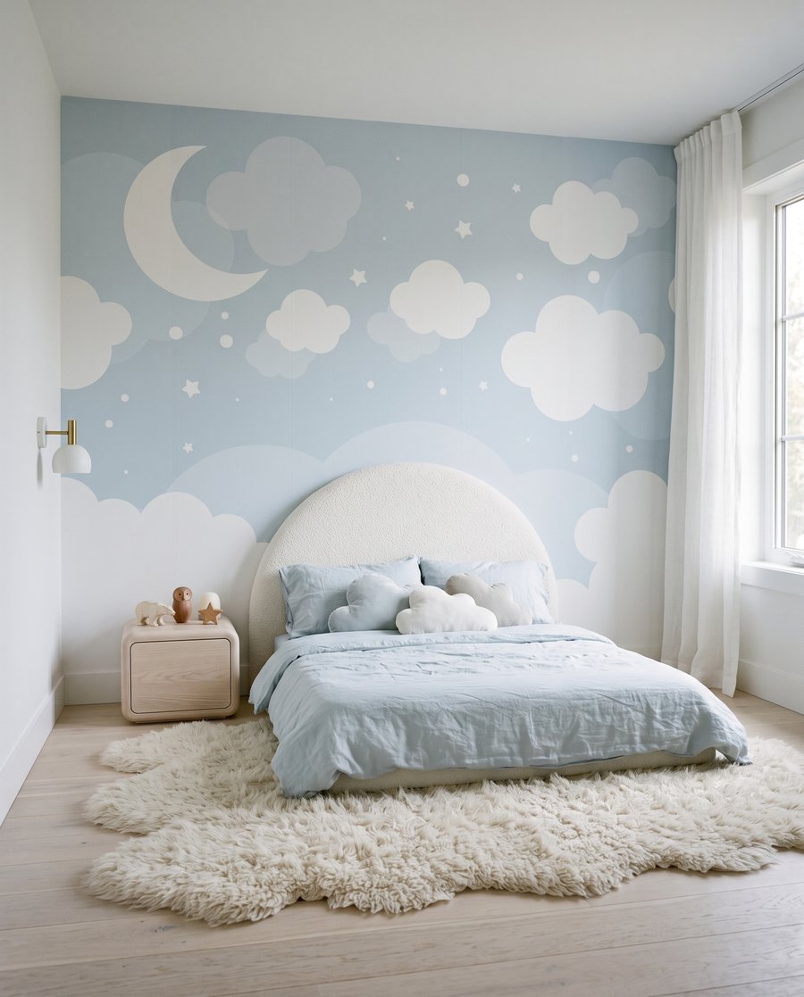Lua entre nuvens azuis — interior 2