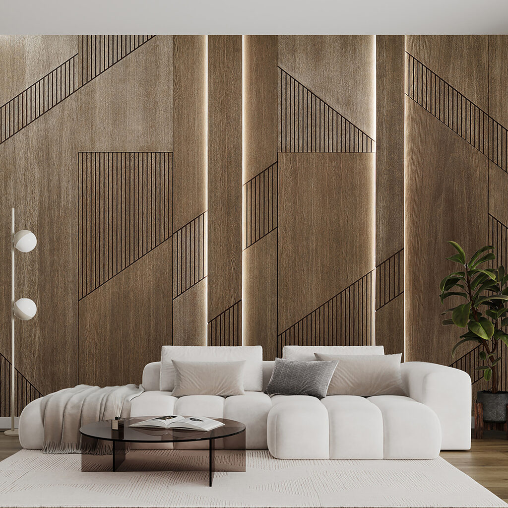 Planos castanhos com sulcos — interior 6