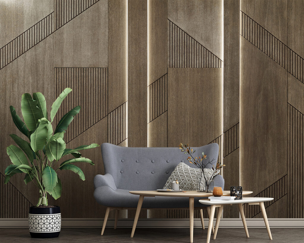Planos castanhos com sulcos — interior 5