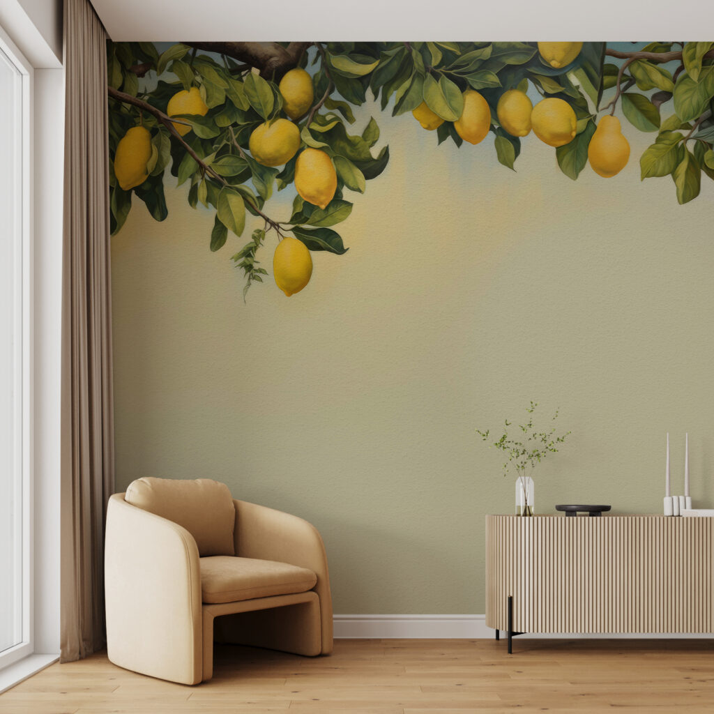 Limões sobre verde-claro — interior 1