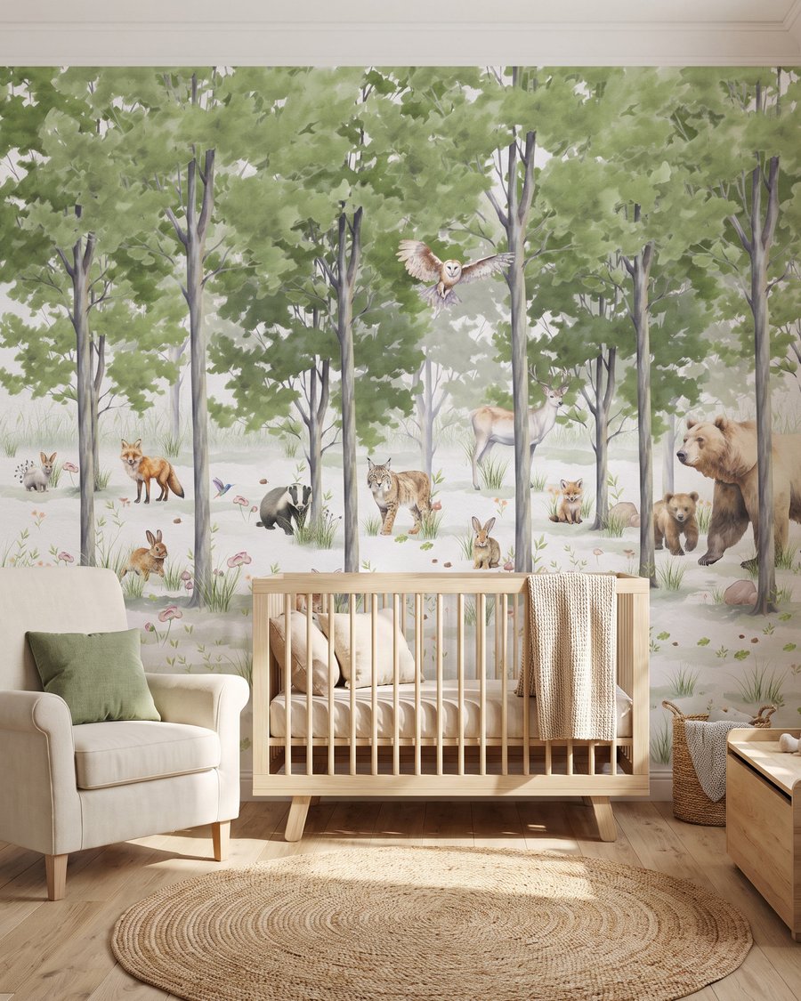 Animais numa clareira — interior 7