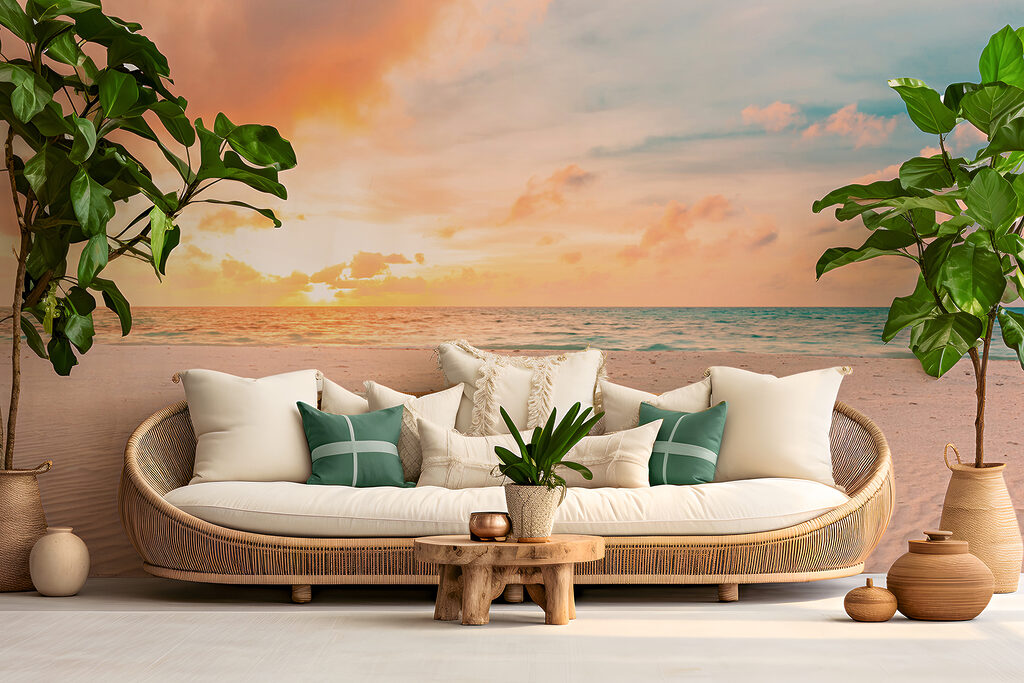 Areia ondulada ao entardecer — interior 2