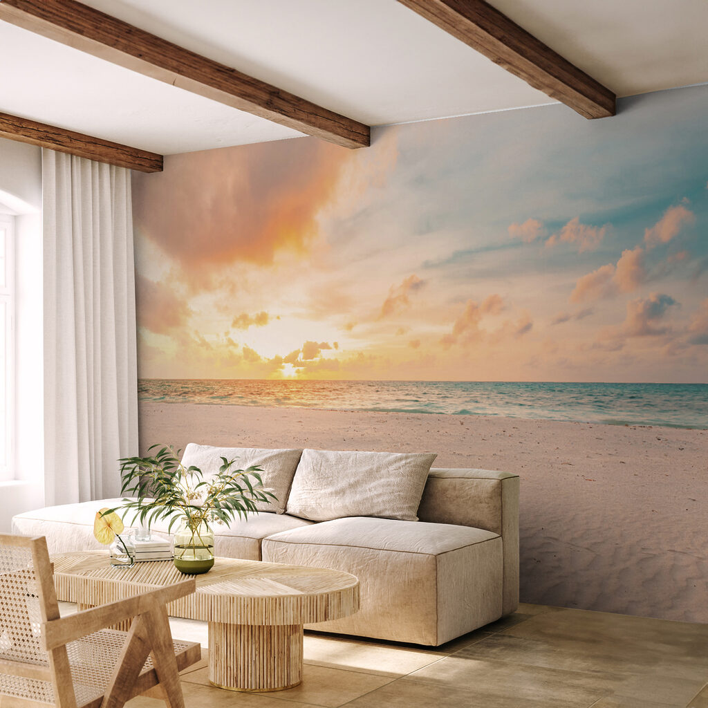 Areia ondulada ao entardecer — interior 3