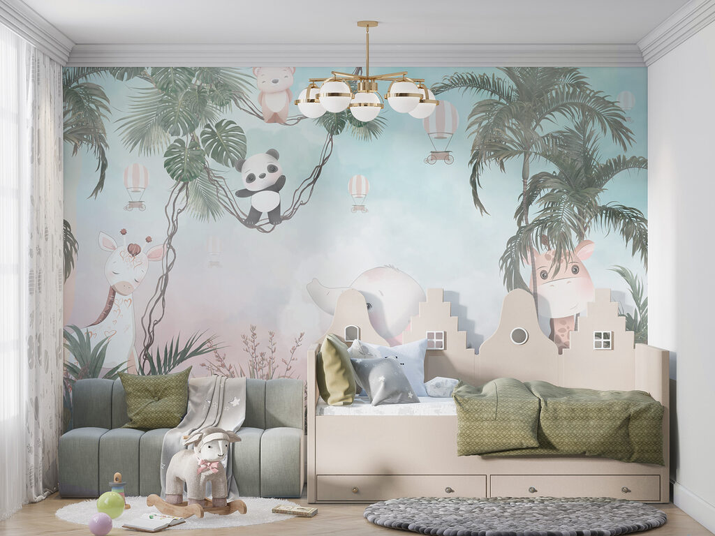 Animais sob folhas largas — interior 2