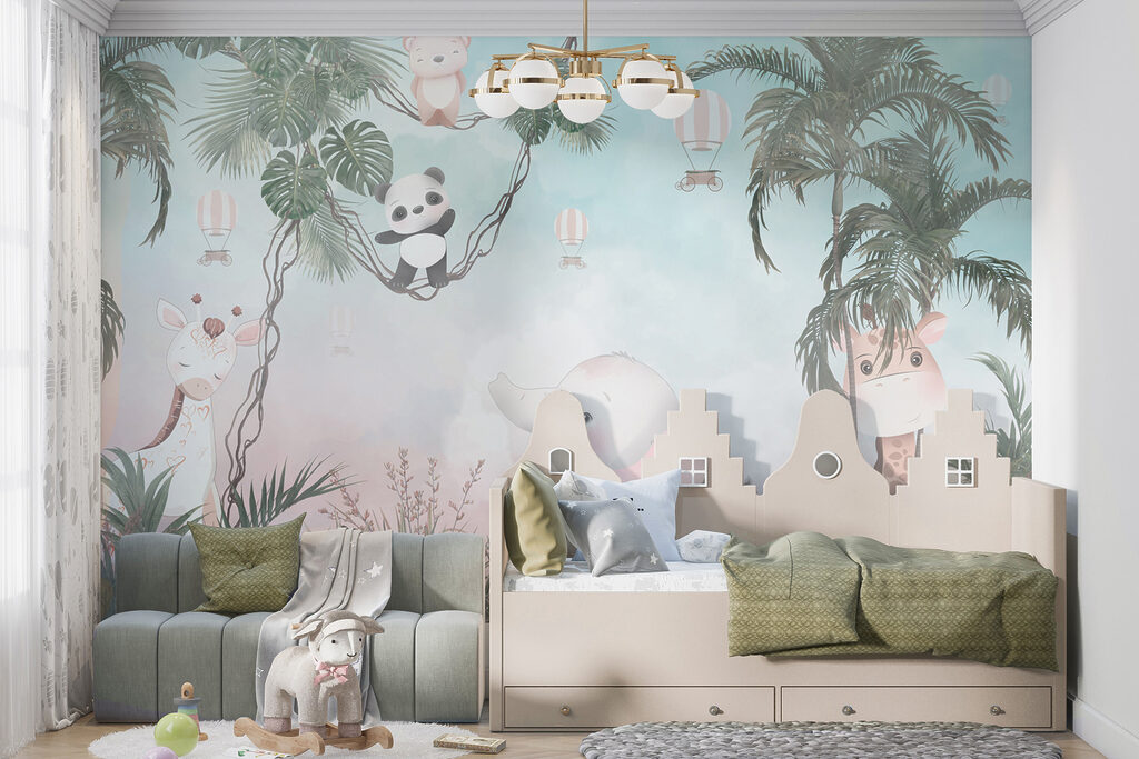 Animais sob folhas largas — interior 4