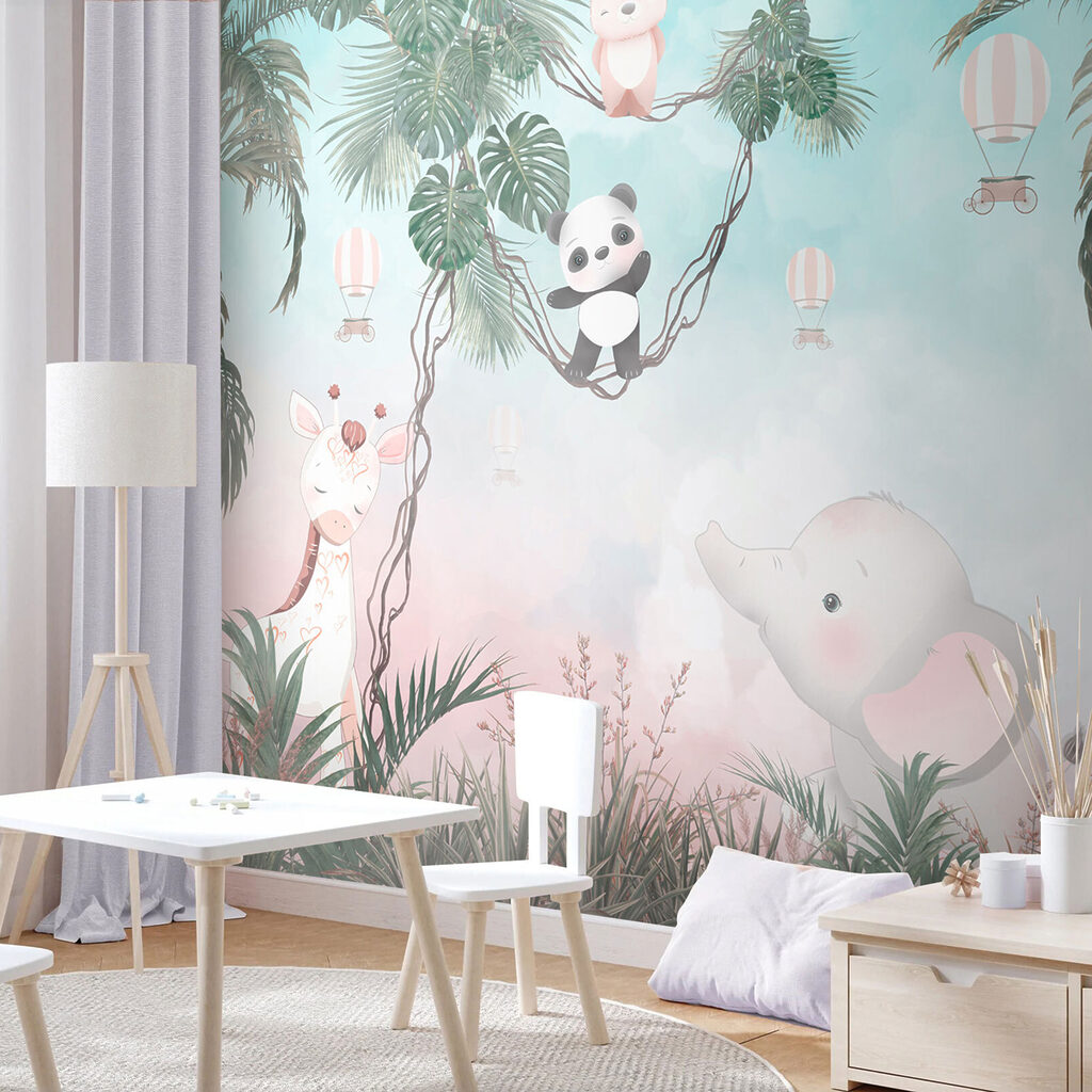 Animais sob folhas largas — interior 5