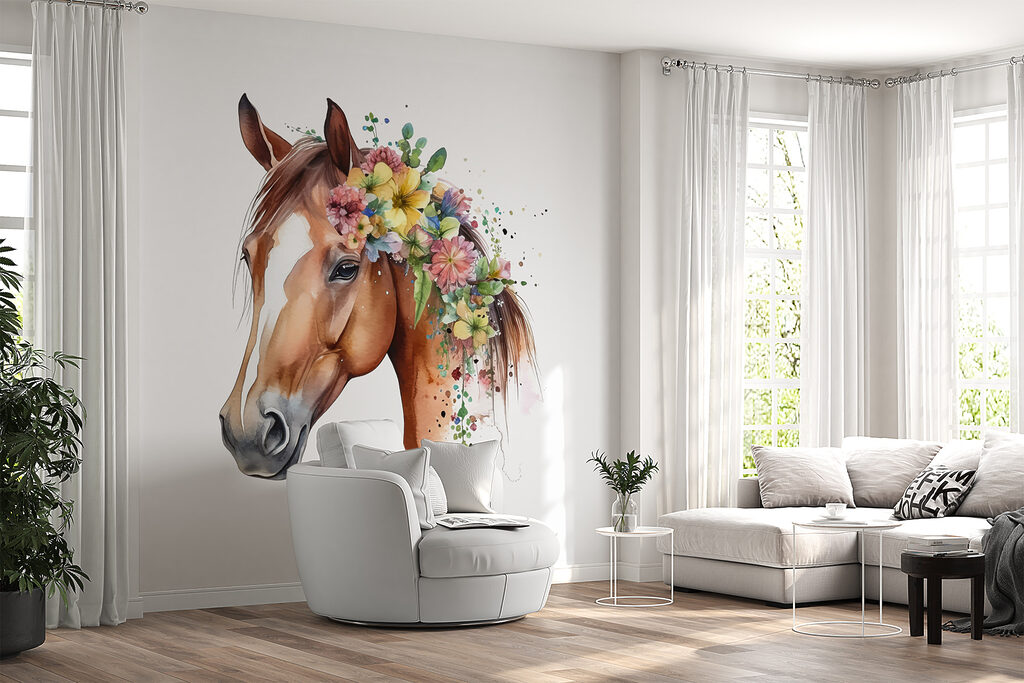 Cavalo de juba florida — interior 4