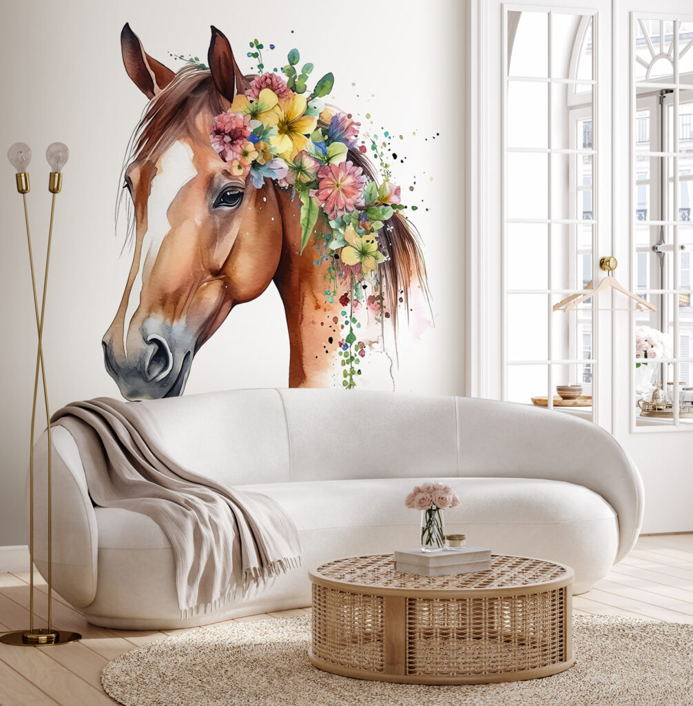 Cavalo de juba florida — interior 3