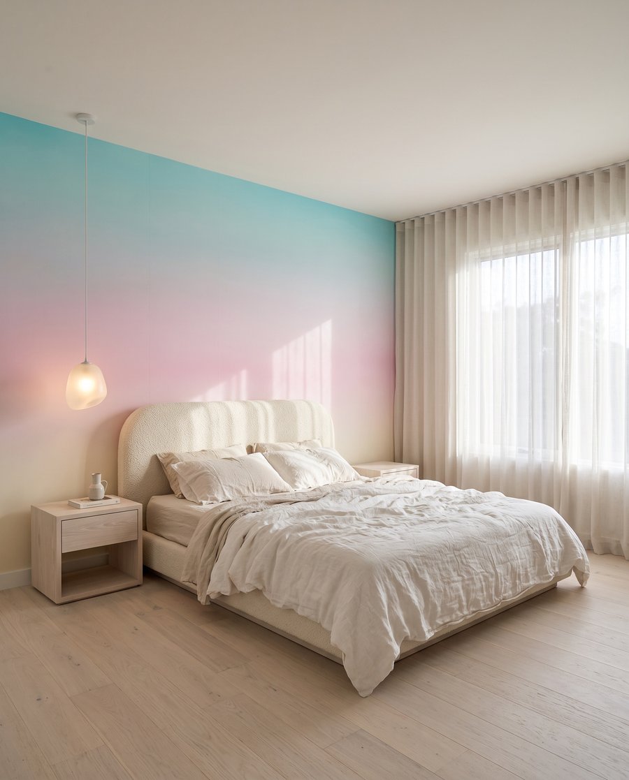 Horizonte suave em pastel — interior 2