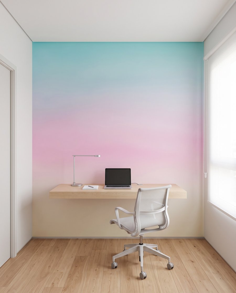 Horizonte suave em pastel — interior 7
