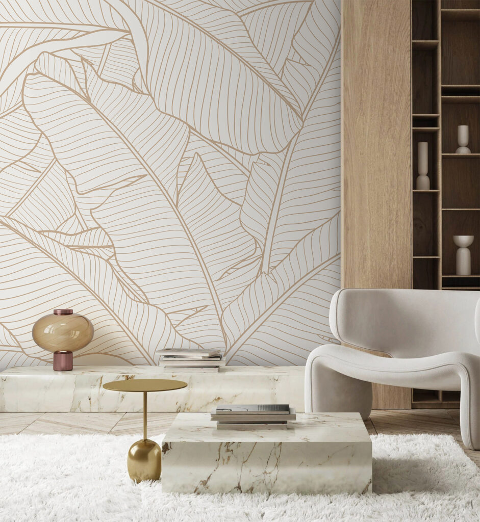 Folhas com nervuras finas — interior 2