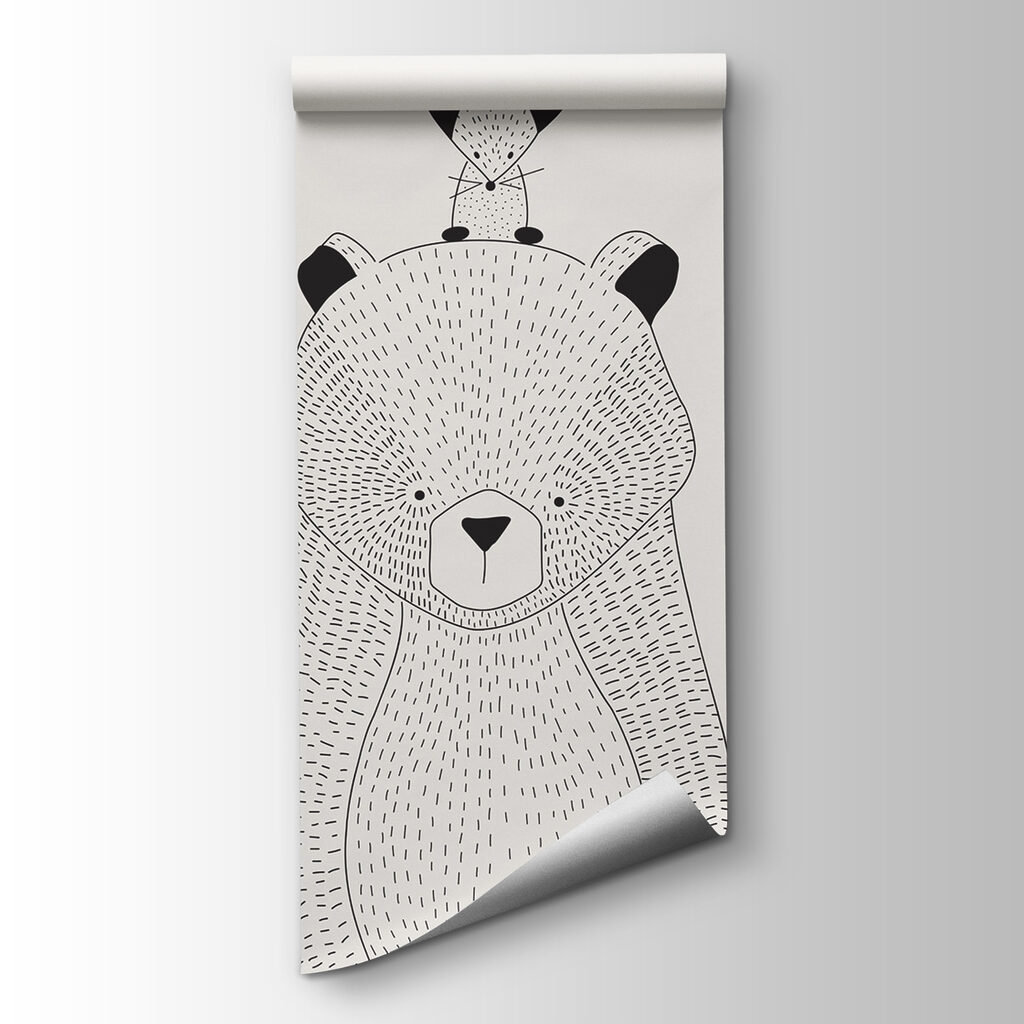 Urso com um ratinho — vista do produto