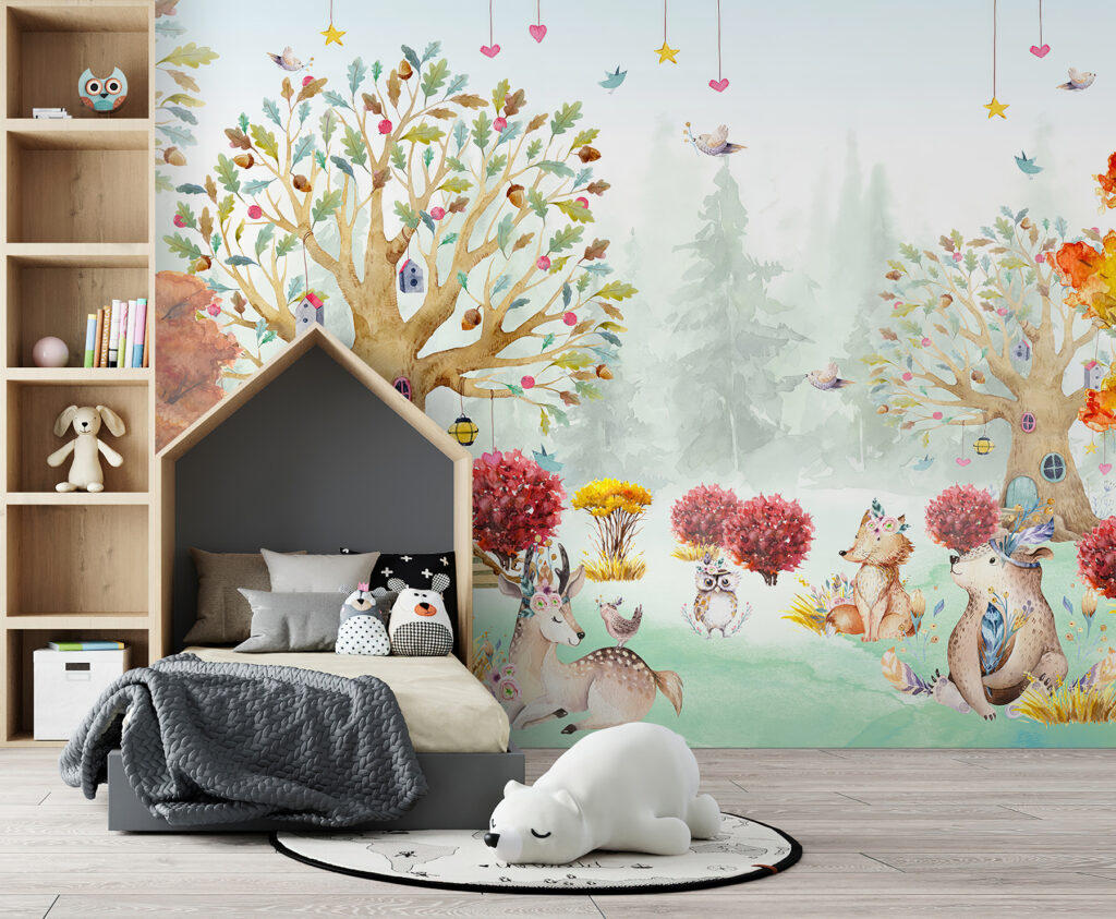 Árvore dos sonhos colorida — interior 1