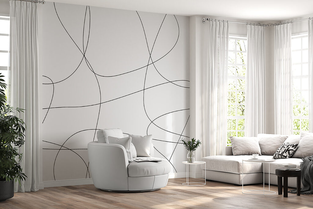Linhas pretas soltas — interior 3