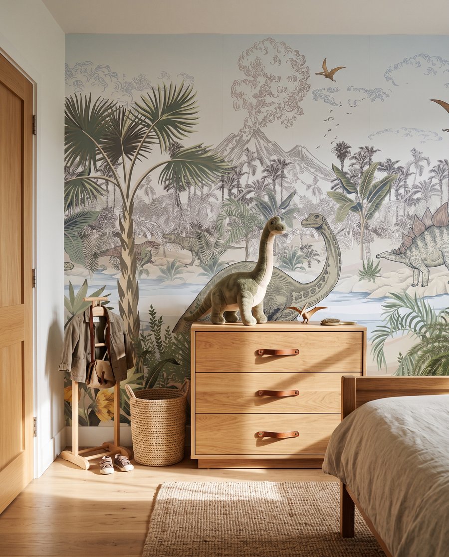 Dinossauros junto ao charco — interior 3
