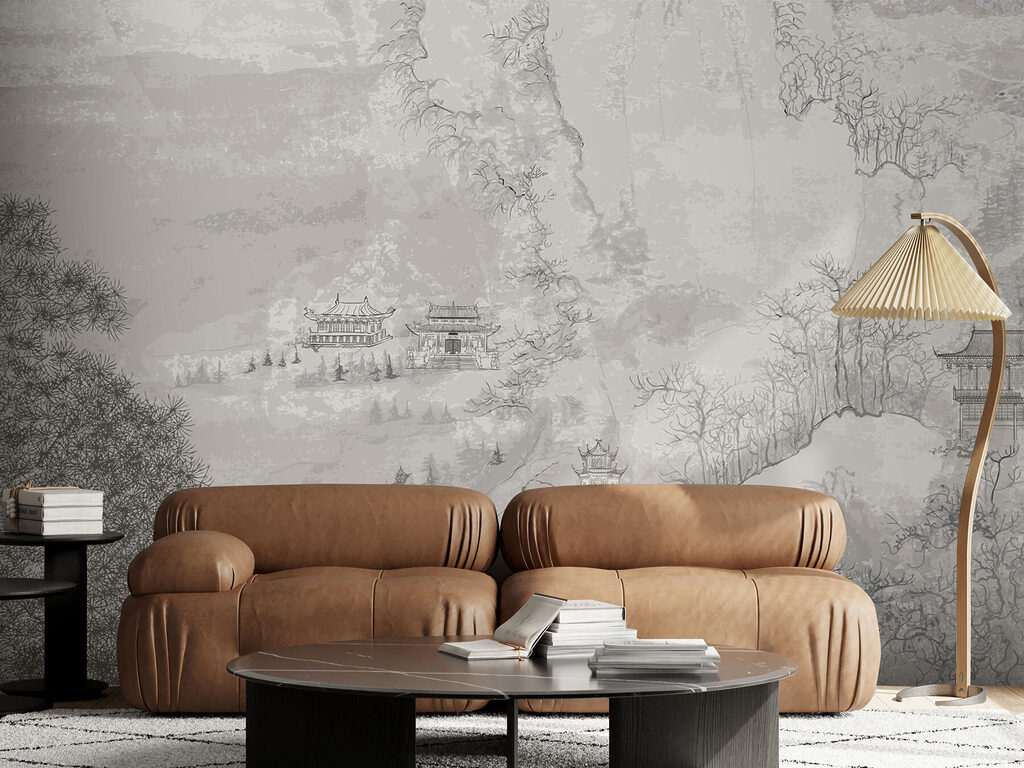 Pagodes em cinzento — interior 2