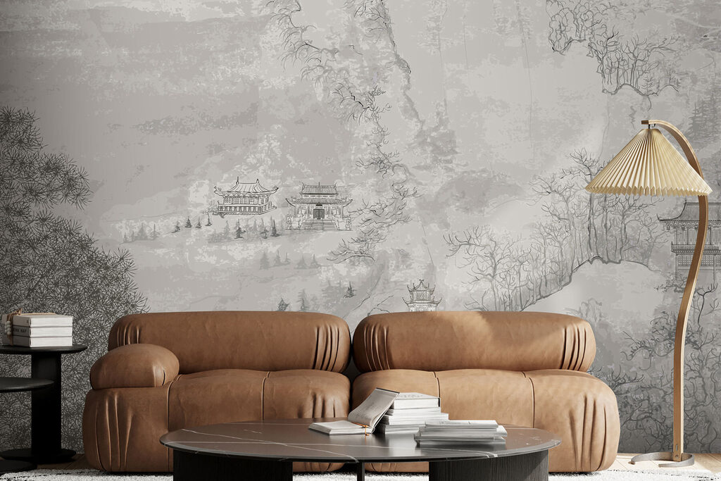 Pagodes em cinzento — interior 4