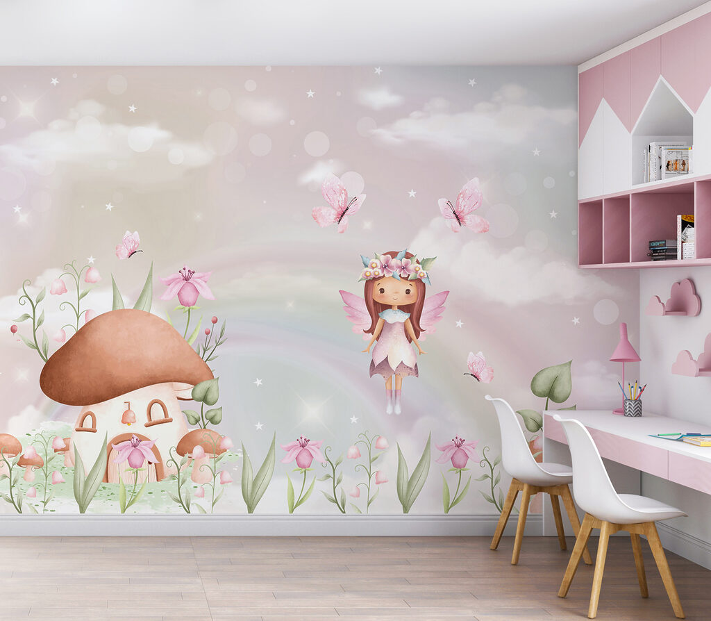 Fada na casa-cogumelo — interior 2