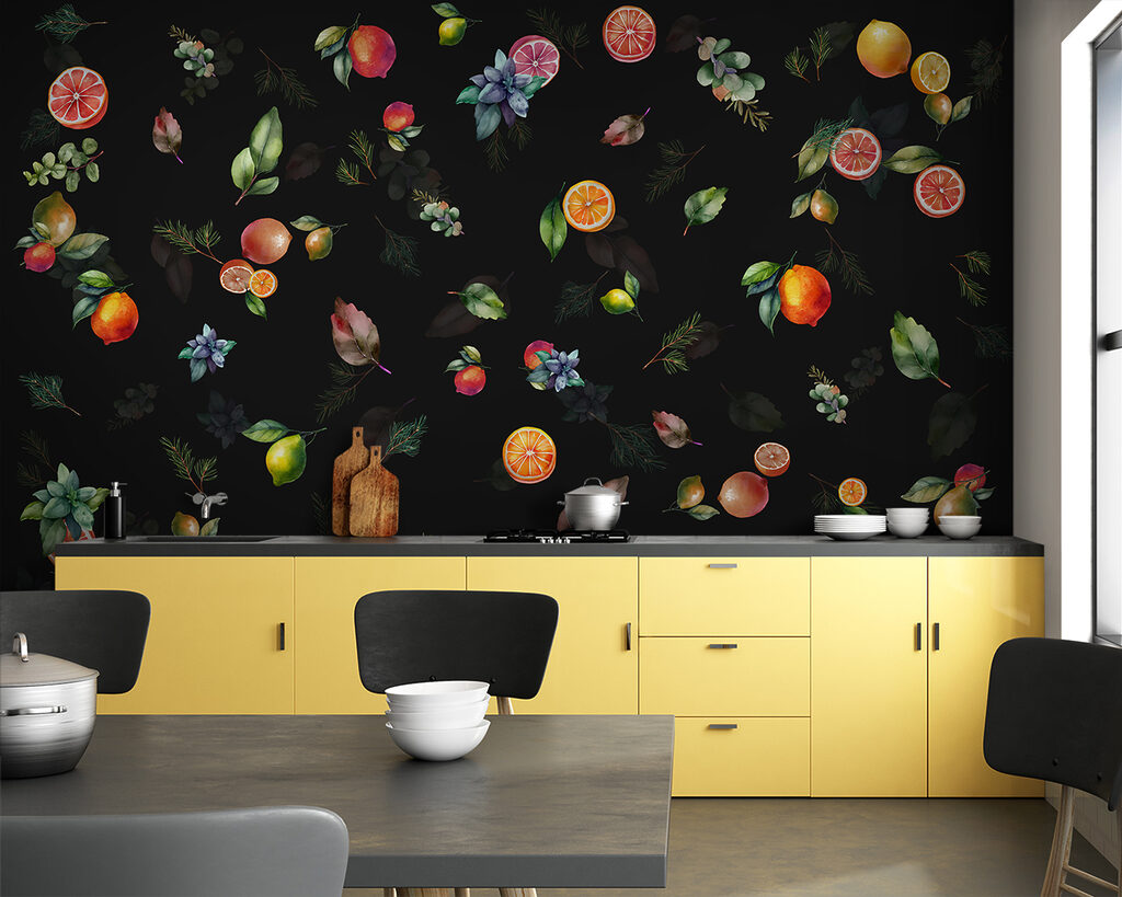 Frutos cítricos e ramos — interior 2