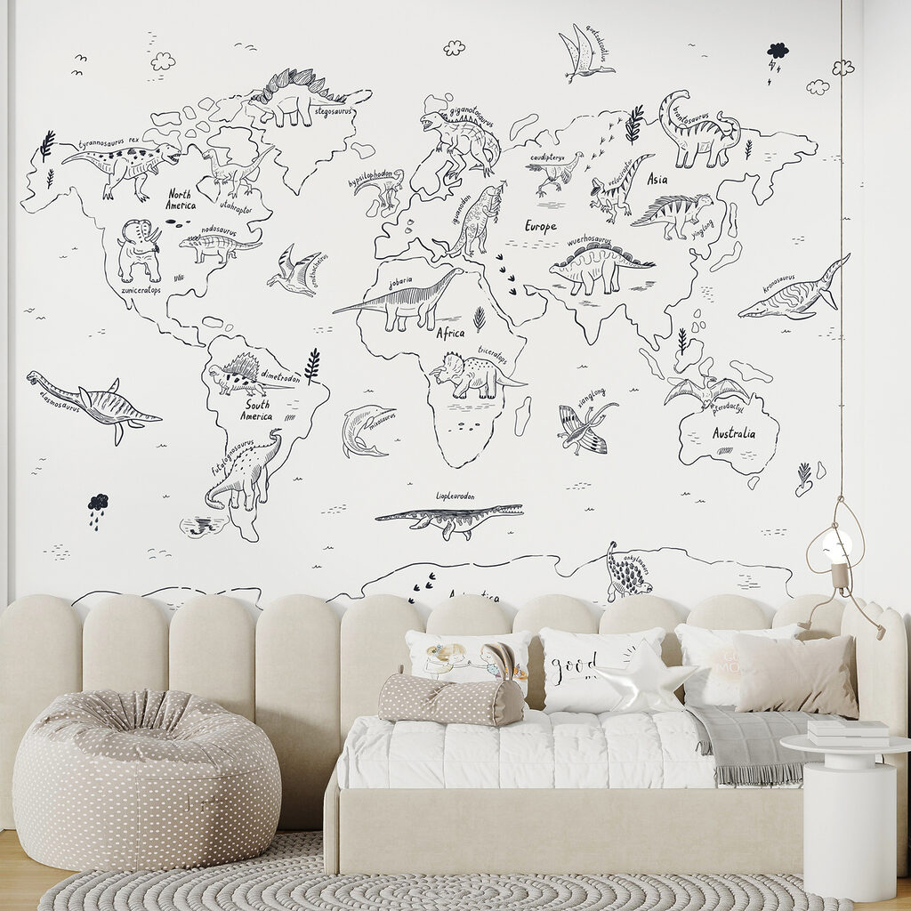 Mapa-múndi de animais — interior 2