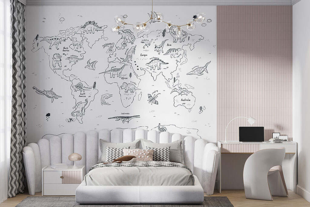 Mapa-múndi de animais — interior 3
