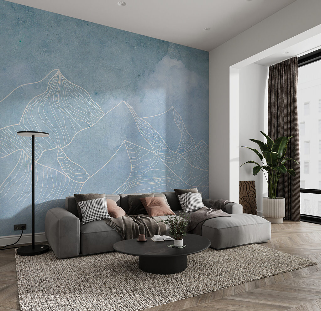 Montanhas em linhas claras — interior 2