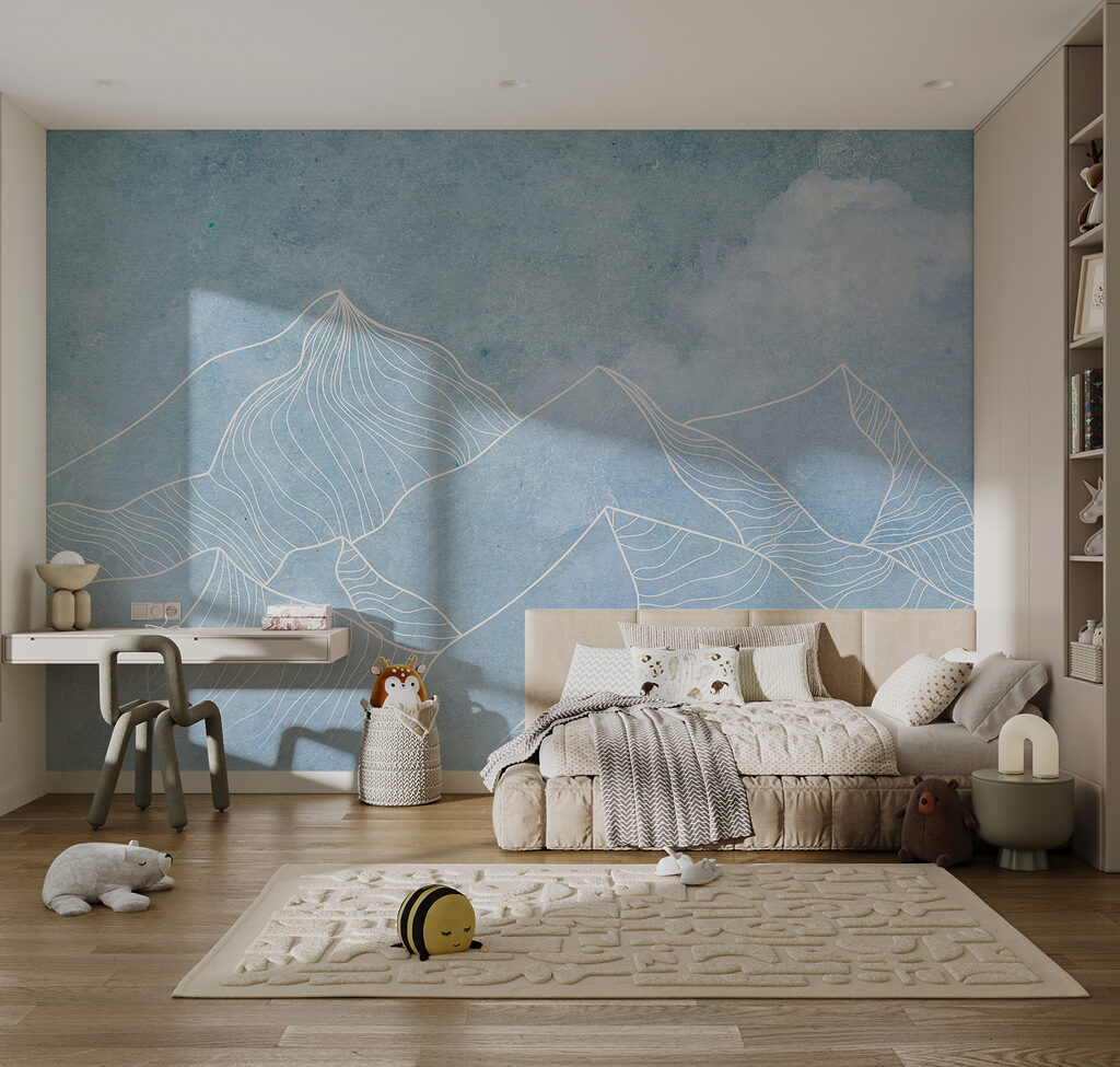 Montanhas em linhas claras — interior 3