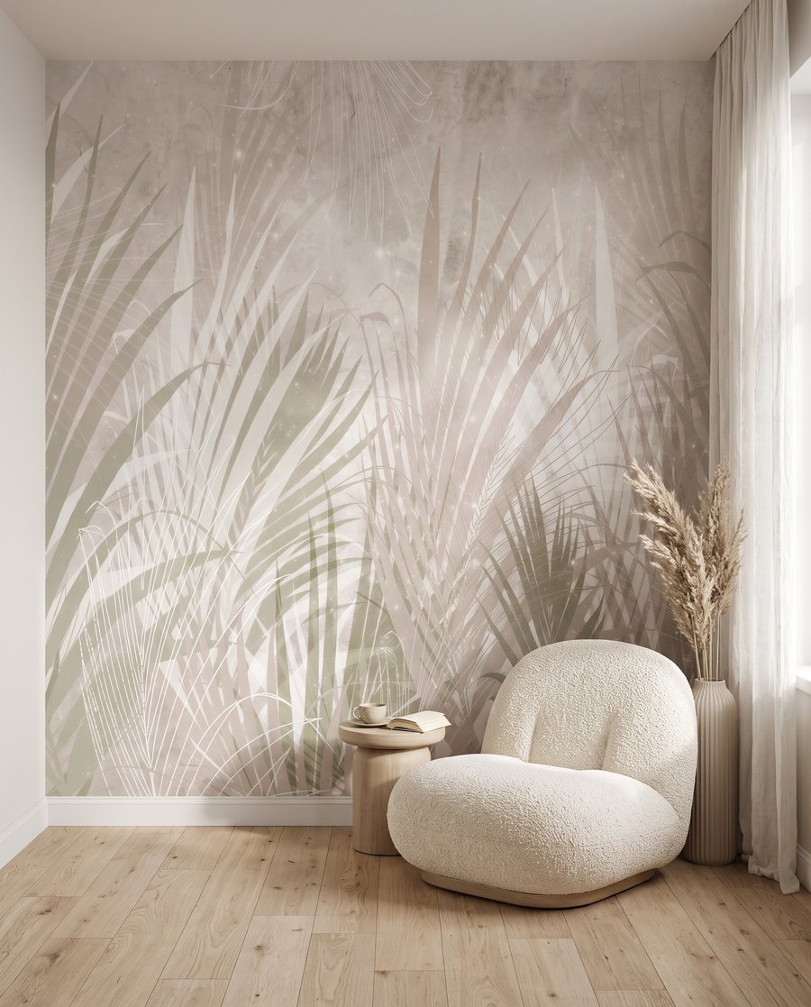 Sombras finas sobre folhas — interior 3