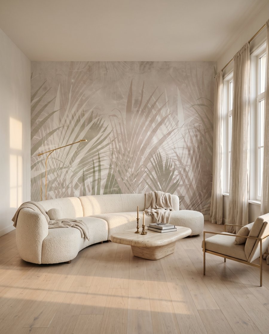 Sombras finas sobre folhas — interior 4