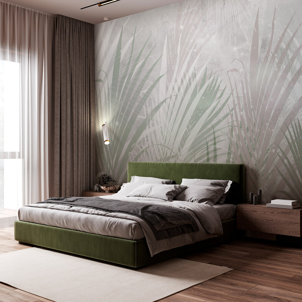 Sombras finas sobre folhas — interior 1