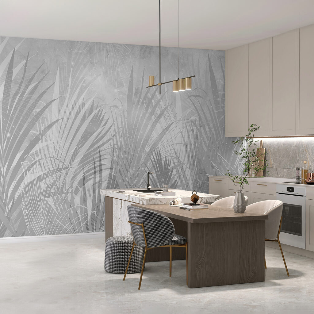 Sombras finas sobre folhas — interior 3