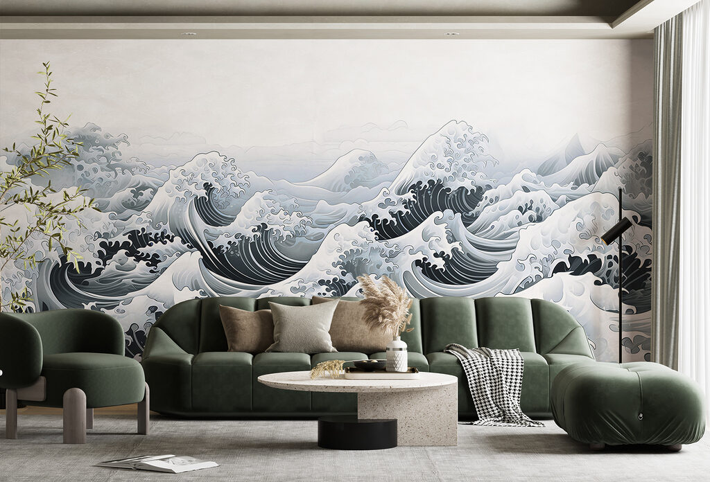 Ondas em gravura — interior 3