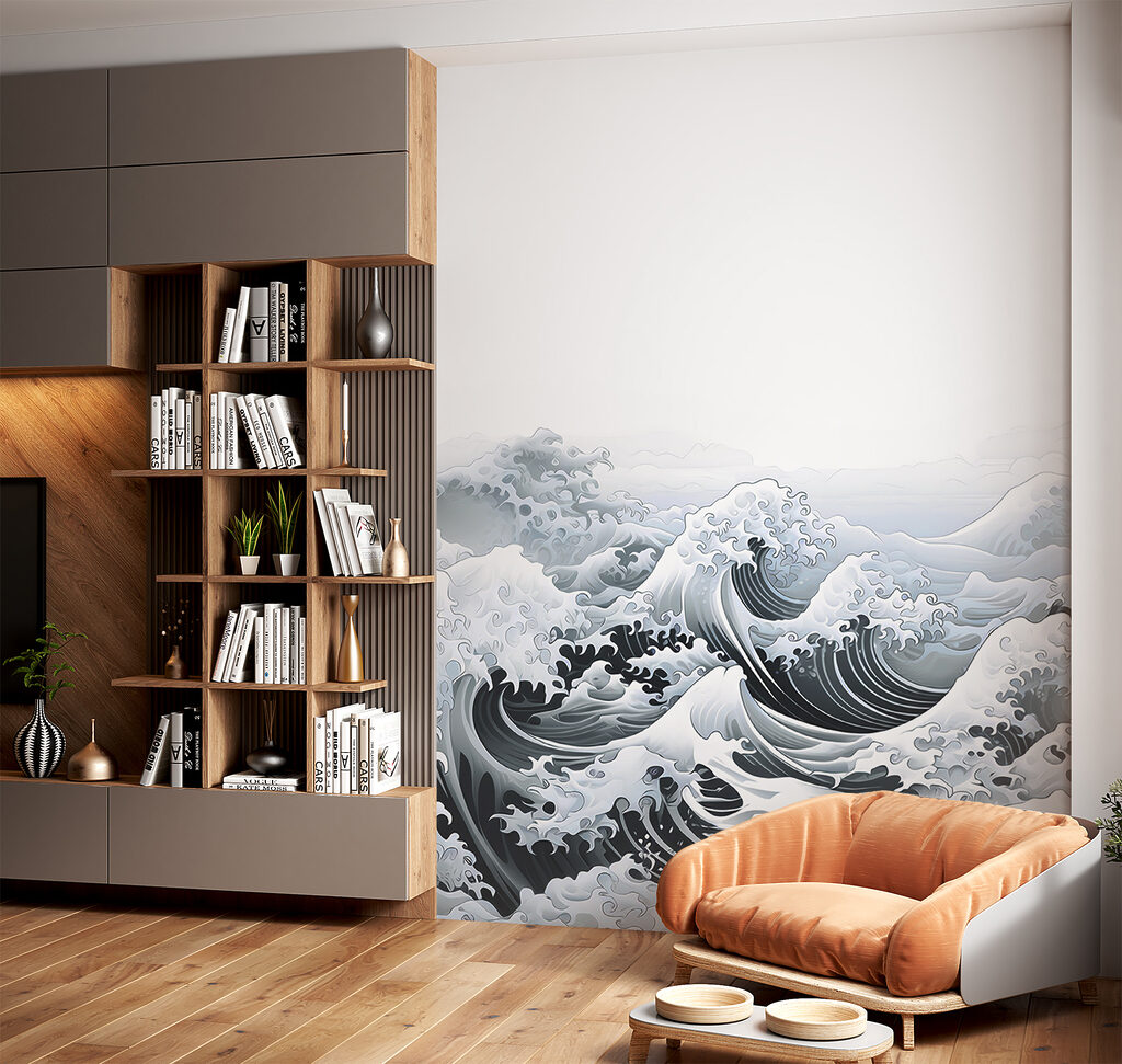 Ondas em gravura — interior 4