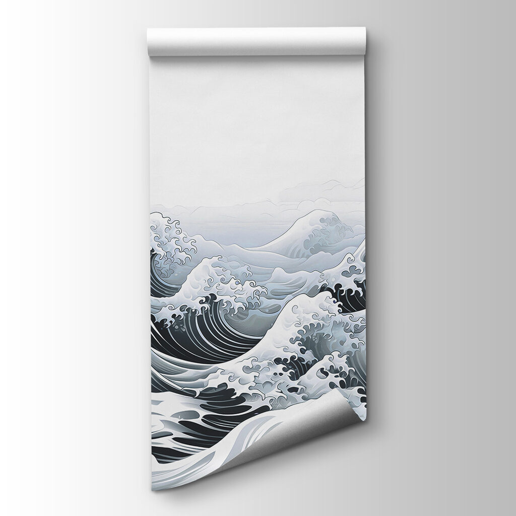 Ondas em gravura — vista do produto