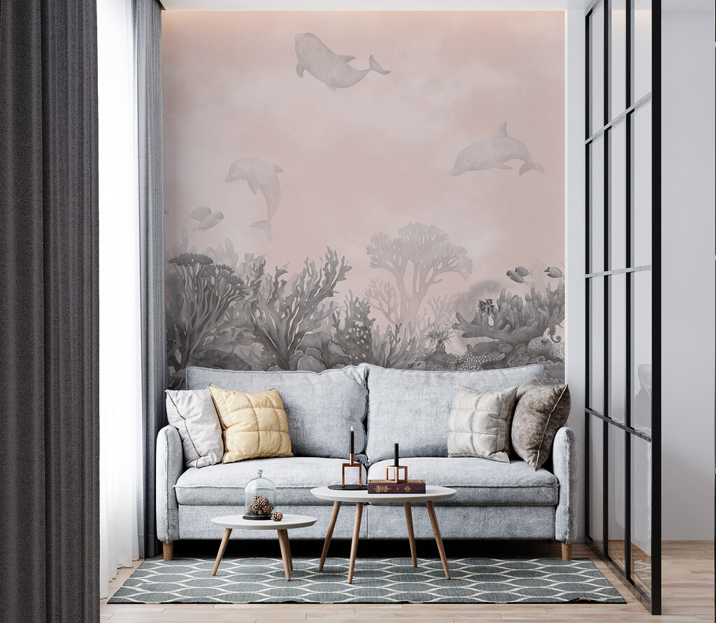 Golfinhos sobre corais — interior 2