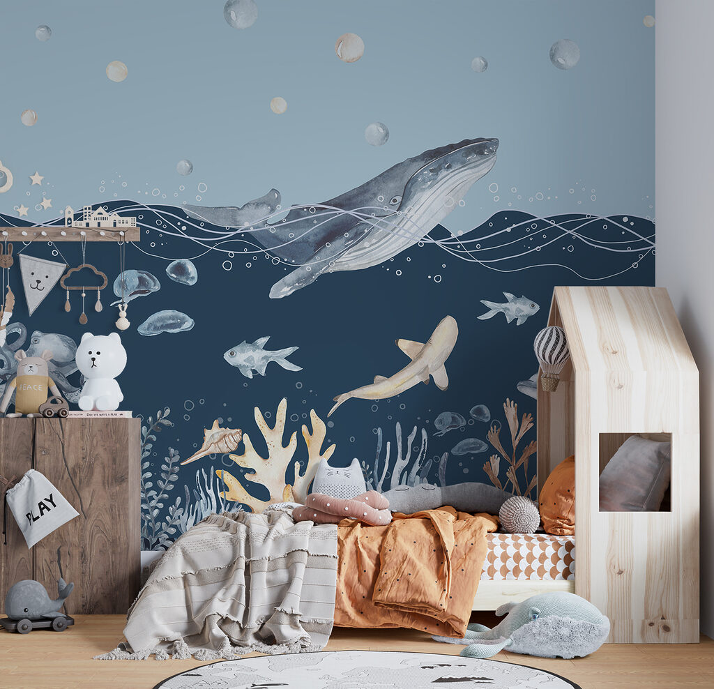 Baleia sobre corais — interior 4