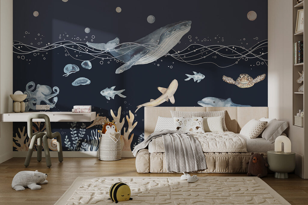 Baleia sobre corais — interior 6